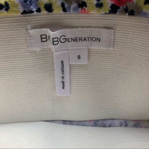 BCBGeneration Floral Bandage Mini Skirt S - Picture 3 of 4